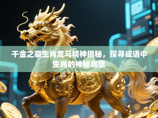 千金之裘生肖龙马精神揭秘，探寻成语中生肖的神秘寓意