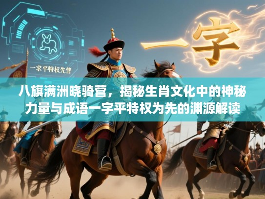八旗满洲晓骑营，揭秘生肖文化中的神秘力量与成语一字平特权为先的渊源解读
