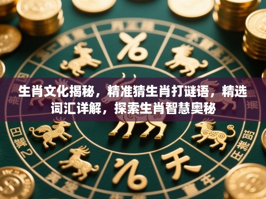 生肖文化揭秘，精准猜生肖打谜语，精选词汇详解，探索生肖智慧奥秘