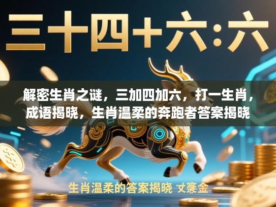 解密生肖之谜，三加四加六，打一生肖，成语揭晓，生肖温柔的奔跑者答案揭晓