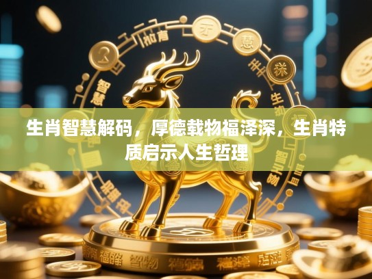 生肖智慧解码，厚德载物福泽深，生肖特质启示人生哲理