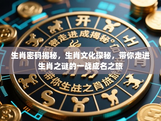 生肖密码揭秘，生肖文化探秘，带你走进生肖之谜的一战成名之旅