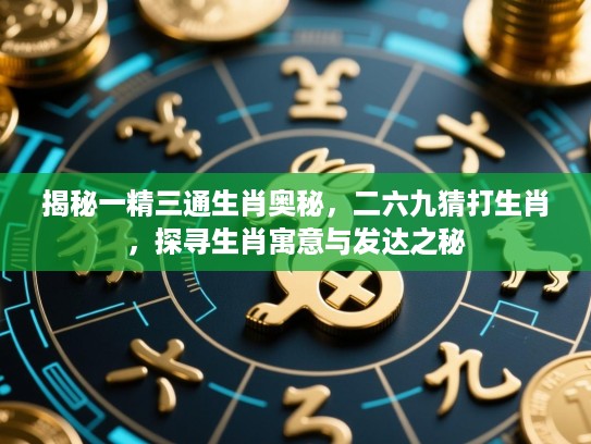 揭秘一精三通生肖奥秘，二六九猜打生肖，探寻生肖寓意与发达之秘