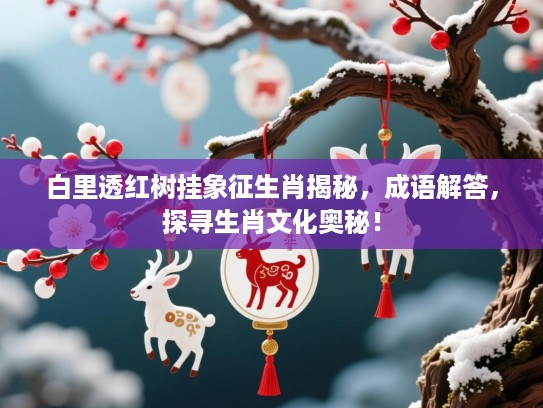 白里透红树挂象征生肖揭秘，成语解答，探寻生肖文化奥秘！