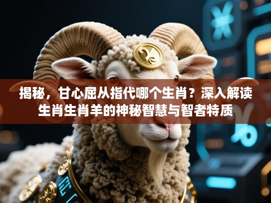 揭秘,甘心屈从指代哪个生肖?深入解读生肖生肖羊的神秘智慧与智者特质 揭秘,甘心屈从指代哪个生肖?深入解读生肖生肖羊的神秘智慧与智者特质