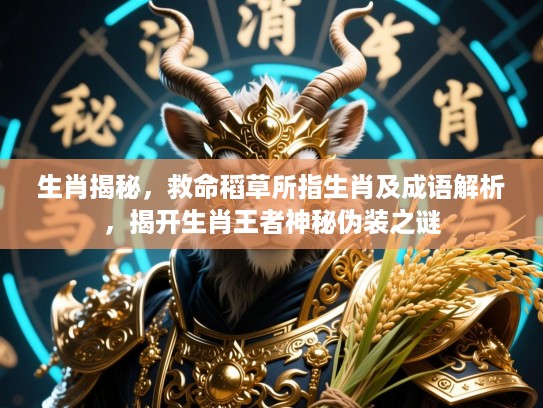 生肖揭秘，救命稻草所指生肖及成语解析，揭开生肖王者神秘伪装之谜
