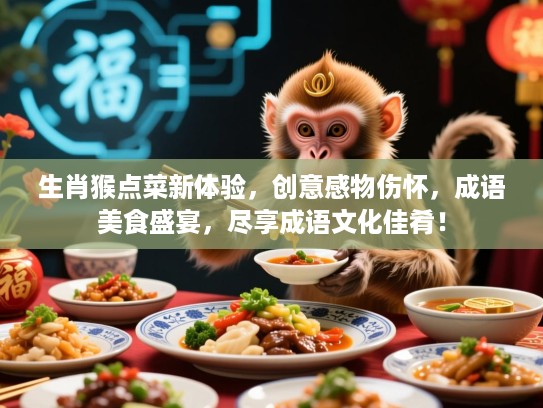 生肖猴点菜新体验,创意感物伤怀,成语美食盛宴,尽享成语文化佳肴! 生肖猴点菜新体验,创意感物伤怀,成语美食盛宴,尽享成语文化佳肴!