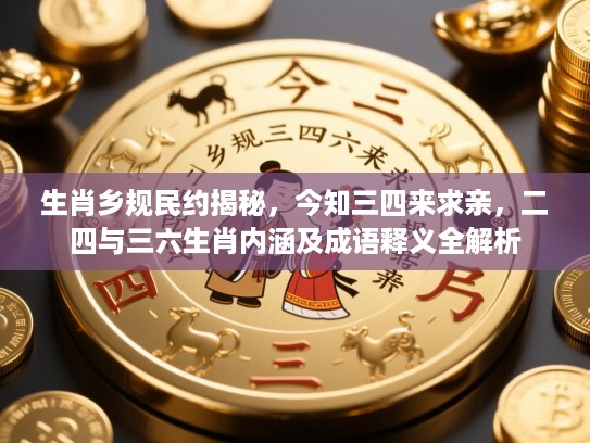 生肖乡规民约揭秘，今知三四来求亲，二四与三六生肖内涵及成语释义全解析