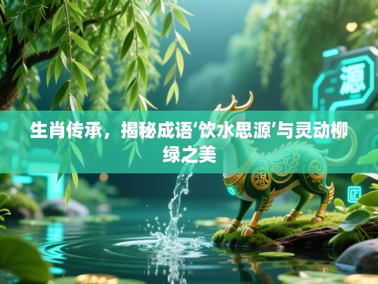 生肖传承，揭秘成语‘饮水思源’与灵动柳绿之美