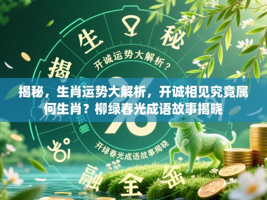 揭秘，生肖运势大解析，开诚相见究竟属何生肖？柳绿春光成语故事揭晓
