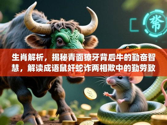 生肖解析，揭秘青面獠牙背后牛的勤奋智慧，解读成语鼠奸蛇诈两相欺中的勤劳致富哲理