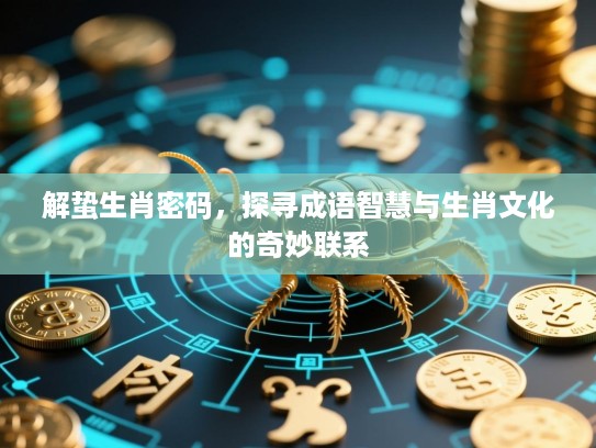 解蛰生肖密码，探寻成语智慧与生肖文化的奇妙联系