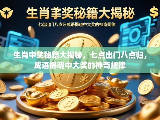 生肖中奖秘籍大揭秘,七点出门八点归,成语揭晓中大奖的神奇规律 生肖中奖秘籍大揭秘,七点出门八点归,成语揭晓中大奖的神奇规律