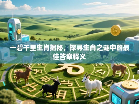 一碧千里生肖揭秘，探寻生肖之谜中的最佳答案释义