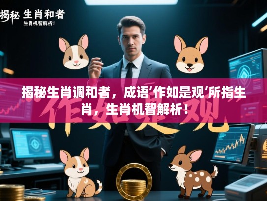 揭秘生肖调和者，成语‘作如是观’所指生肖，生肖机智解析！