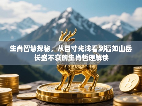 生肖智慧探秘，从目寸光浅看到福如山岳长盛不衰的生肖哲理解读