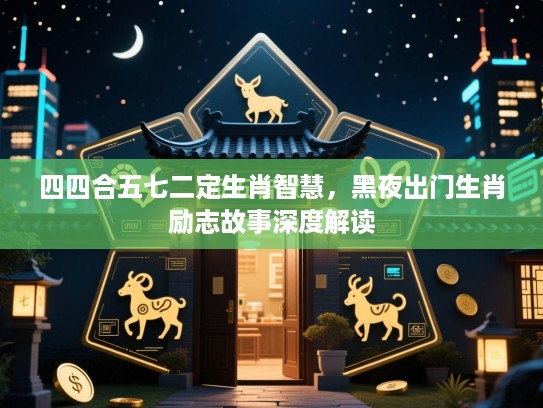 四四合五七二定生肖智慧，黑夜出门生肖励志故事深度解读