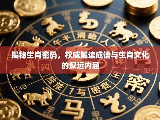 揭秘生肖密码，权威解读成语与生肖文化的深远内涵
