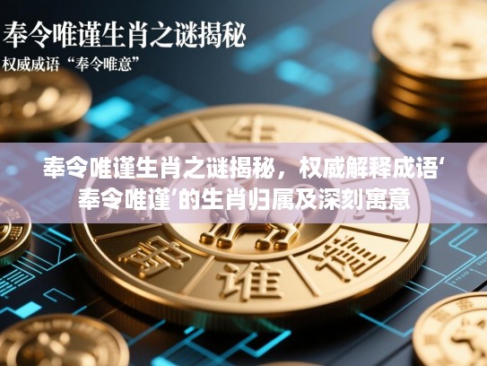 奉令唯谨生肖之谜揭秘，权威解释成语‘奉令唯谨’的生肖归属及深刻寓意