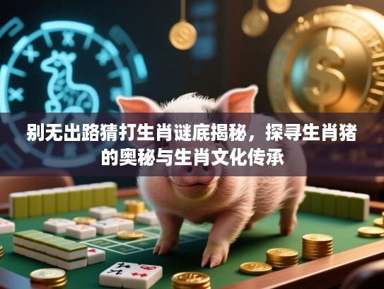 别无出路猜打生肖谜底揭秘，探寻生肖猪的奥秘与生肖文化传承