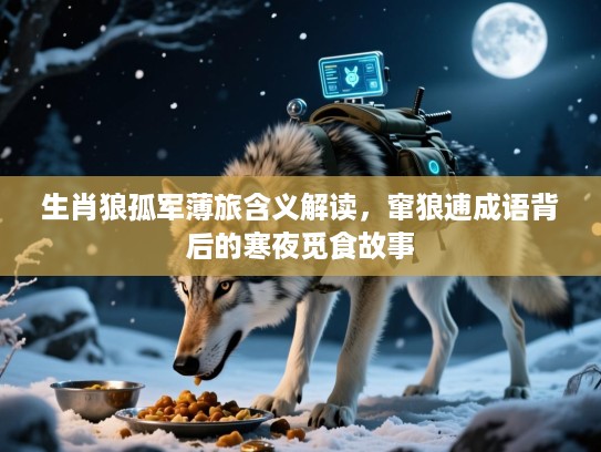 生肖狼孤军薄旅含义解读，窜狼逋成语背后的寒夜觅食故事