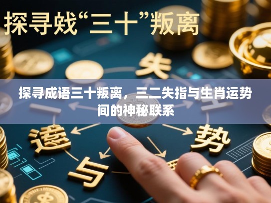 探寻成语三十叛离，三二失指与生肖运势间的神秘联系
