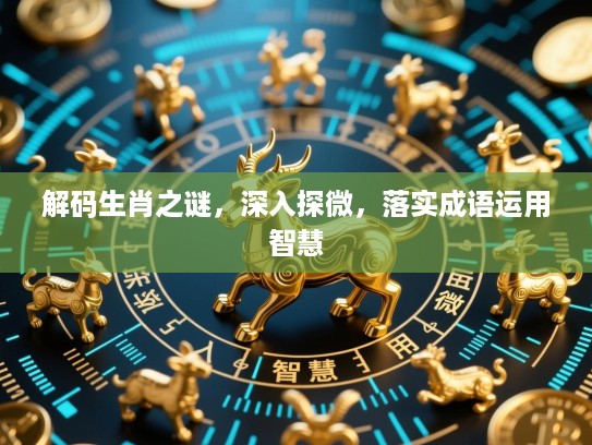 解码生肖之谜，深入探微，落实成语运用智慧
