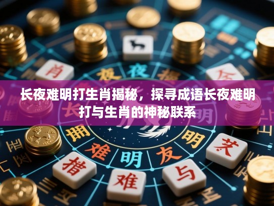长夜难明打生肖揭秘，探寻成语长夜难明打与生肖的神秘联系