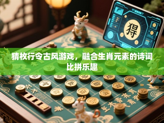 猜枚行令古风游戏，融合生肖元素的诗词比拼乐趣