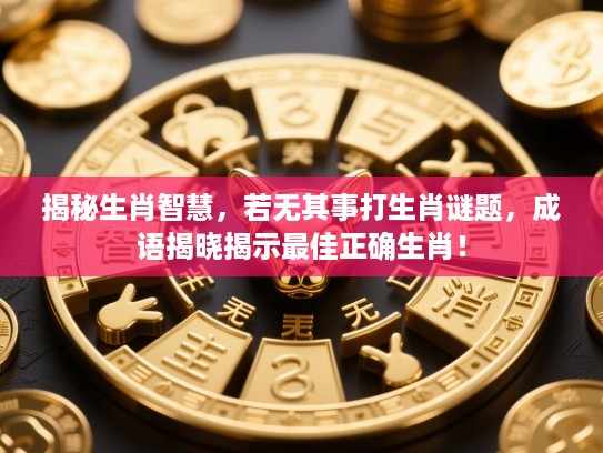 揭秘生肖智慧,若无其事打生肖谜题,成语揭晓揭示最佳正确生肖! 揭秘生肖智慧,若无其事打生肖谜题,成语揭晓揭示最佳正确生肖!