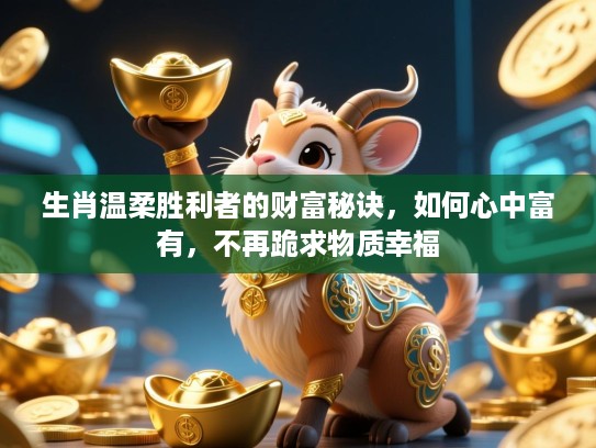 生肖温柔胜利者的财富秘诀，如何心中富有，不再跪求物质幸福