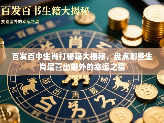 百发百中生肖打秘籍大揭秘,盘点哪些生肖是喜出望外的幸运之星 百发百中生肖打秘籍大揭秘,盘点哪些生肖是喜出望外的幸运之星