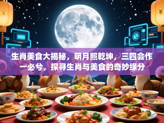 生肖美食大揭秘，明月照乾坤，三四会作一必兮，探寻生肖与美食的奇妙缘分