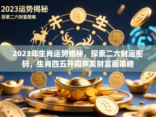 2023年生肖运势揭秘，探索二六财运密码，生肖四五开闷声发财富藏策略