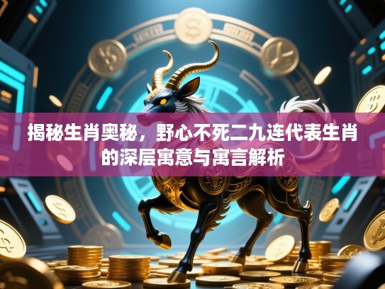 揭秘生肖奥秘，野心不死二九连代表生肖的深层寓意与寓言解析