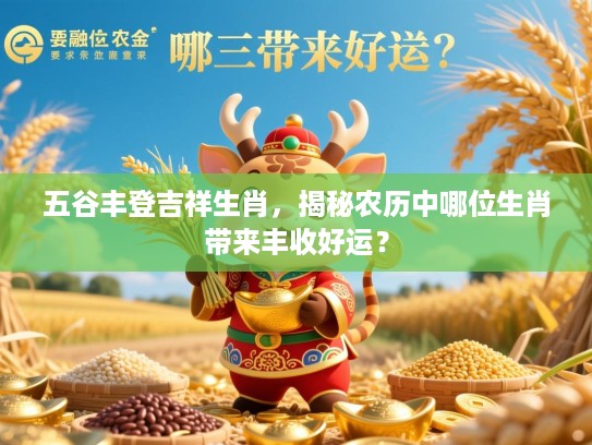 五谷丰登吉祥生肖,揭秘农历中哪位生肖带来丰收好运? 五谷丰登吉祥生肖,揭秘农历中哪位生肖带来丰收好运?