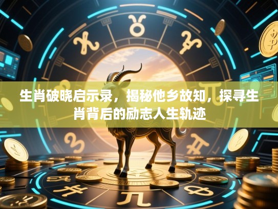 生肖破晓启示录，揭秘他乡故知，探寻生肖背后的励志人生轨迹