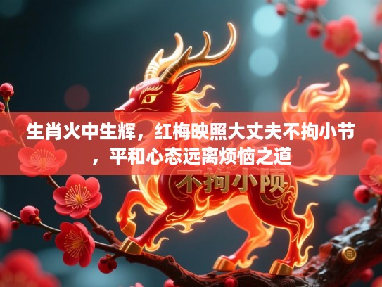 生肖火中生辉，红梅映照大丈夫不拘小节，平和心态远离烦恼之道