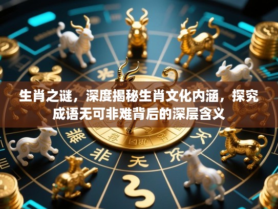 生肖之谜，深度揭秘生肖文化内涵，探究成语无可非难背后的深层含义