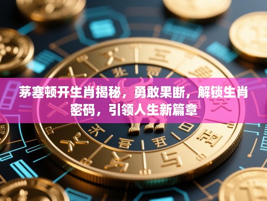 茅塞顿开生肖揭秘,勇敢果断,解锁生肖密码,引领人生新篇章 茅塞顿开生肖揭秘,勇敢果断,解锁生肖密码,引领人生新篇章