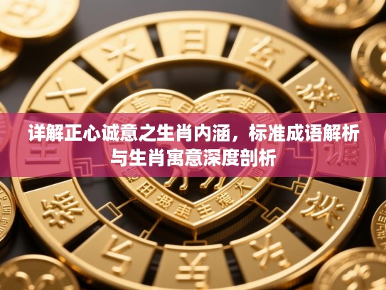 详解正心诚意之生肖内涵，标准成语解析与生肖寓意深度剖析