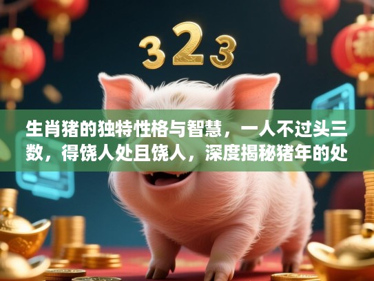 生肖猪的独特性格与智慧，一人不过头三数，得饶人处且饶人，深度揭秘猪年的处世哲学与生活智慧