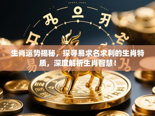 生肖运势揭秘,探寻易求名求利的生肖特质,深度解析生肖智慧! 生肖运势揭秘,探寻易求名求利的生肖特质,深度解析生肖智慧!