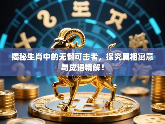 揭秘生肖中的无懈可击者，探究属相寓意与成语精解！