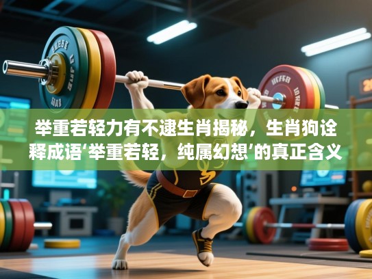 举重若轻力有不逮生肖揭秘，生肖狗诠释成语‘举重若轻，纯属幻想’的真正含义