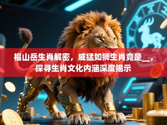 福山岳生肖解密，威猛如狮生肖竟是__，探寻生肖文化内涵深度揭示