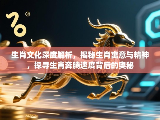 生肖文化深度解析,揭秘生肖寓意与精神,探寻生肖奔腾速度背后的奥秘 生肖文化深度解析,揭秘生肖寓意与精神,探寻生肖奔腾速度背后的奥秘