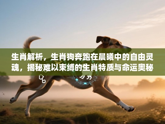 生肖解析，生肖狗奔跑在晨曦中的自由灵魂，揭秘难以束缚的生肖特质与命运奥秘