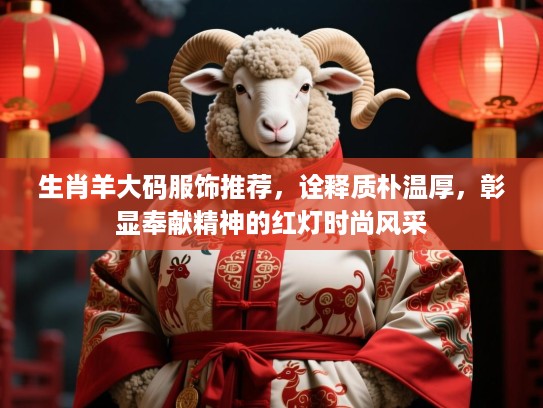 生肖羊大码服饰推荐，诠释质朴温厚，彰显奉献精神的红灯时尚风采