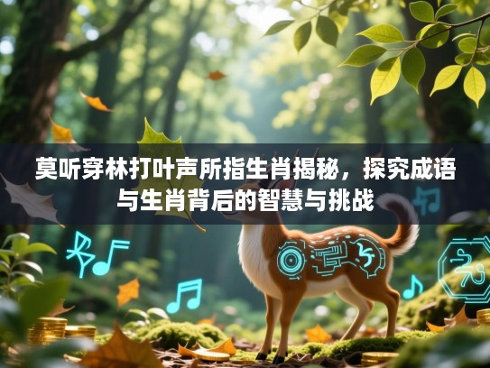 莫听穿林打叶声所指生肖揭秘,探究成语与生肖背后的智慧与挑战 莫听穿林打叶声所指生肖揭秘,探究成语与生肖背后的智慧与挑战